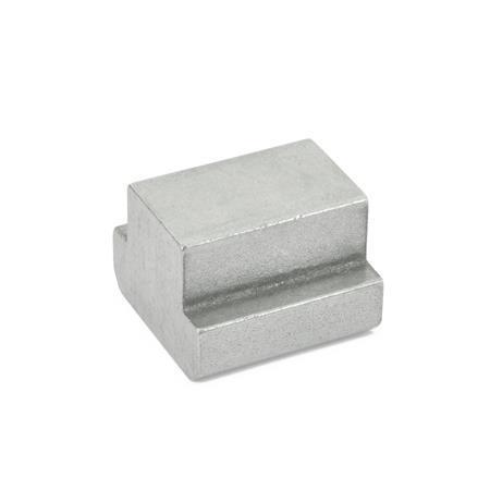 Otto Ganter T Nut without Thread, DIN 508